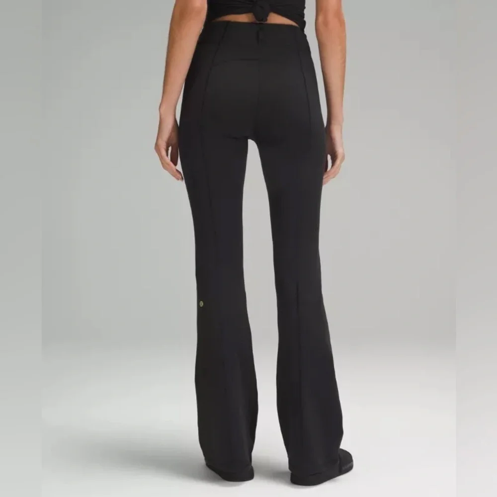 Lululemon Define Zip-Front High-Rise Flared Pant Black Size 4 Luon Yoga Leggings